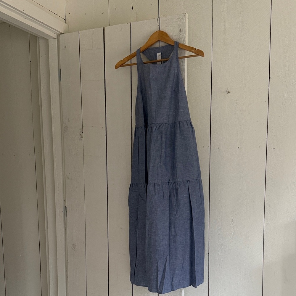 Chambray Midi Dress